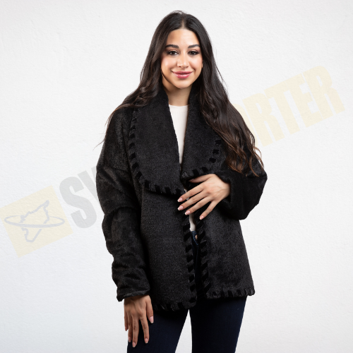 سترة تويد كبيرة الحجم - الصورة 3