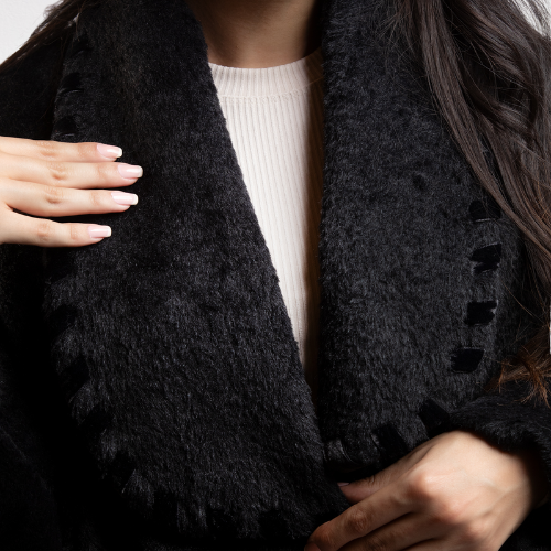 سترة تويد كبيرة الحجم - الصورة 4