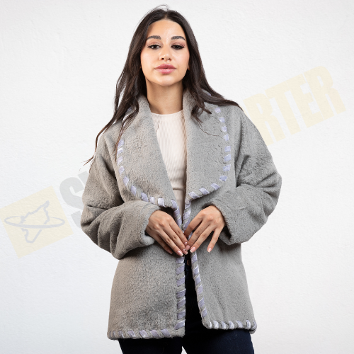 سترة تويد كبيرة الحجم - الصورة 6