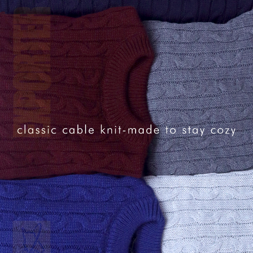 كنزة صوفية بنقشة الضفيرة - الصورة 7