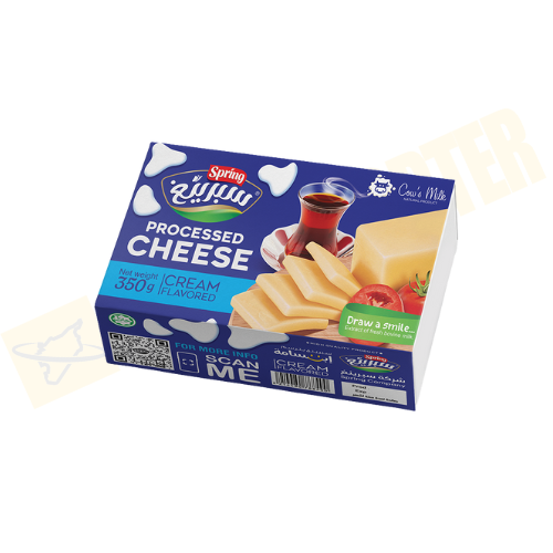 جبنة مطبوخة بنكهة القشطة سبرينغ