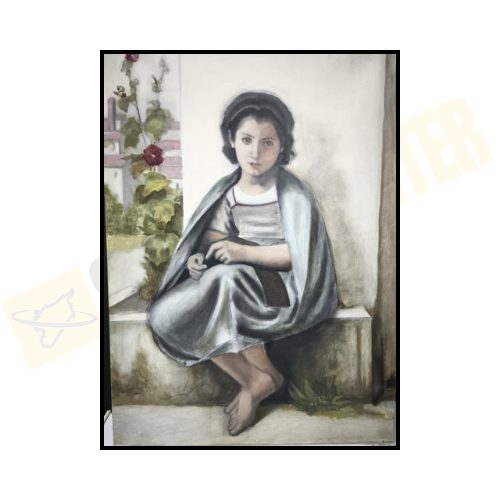 لوحة فنية لفتاه – قياس 50*70