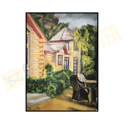 لوحة فنية بلمسة دافئة – 70*50