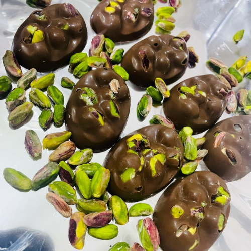 روشيه بيضوية موجهة فستق(حلوة)