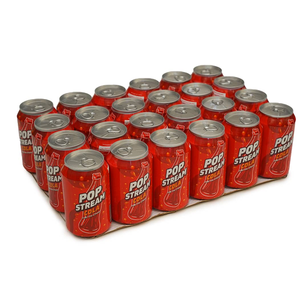 بوب ستريم علب معدنية 330 مل - صندوق 24 عبوة - الصورة 6