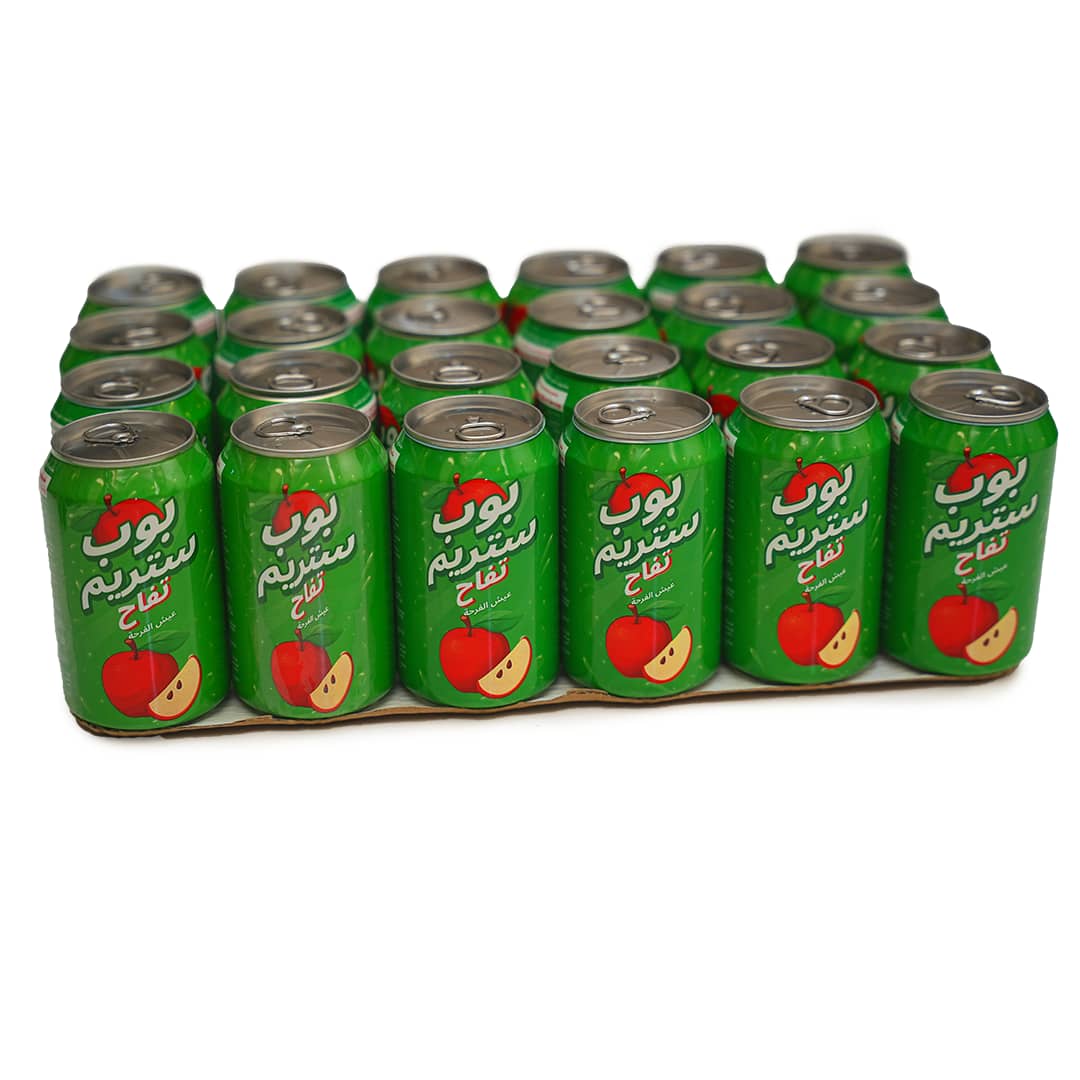 بوب ستريم علب معدنية 330 مل - صندوق 24 عبوة - الصورة 8