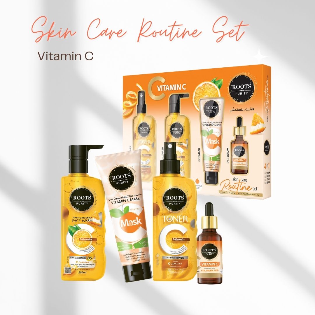 مجموعة فيتامين سي للعناية بالبشرة