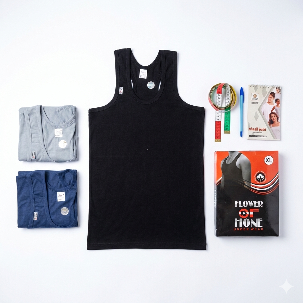 فانيلة رجالية قطنية (علاق) بعددة ألوان